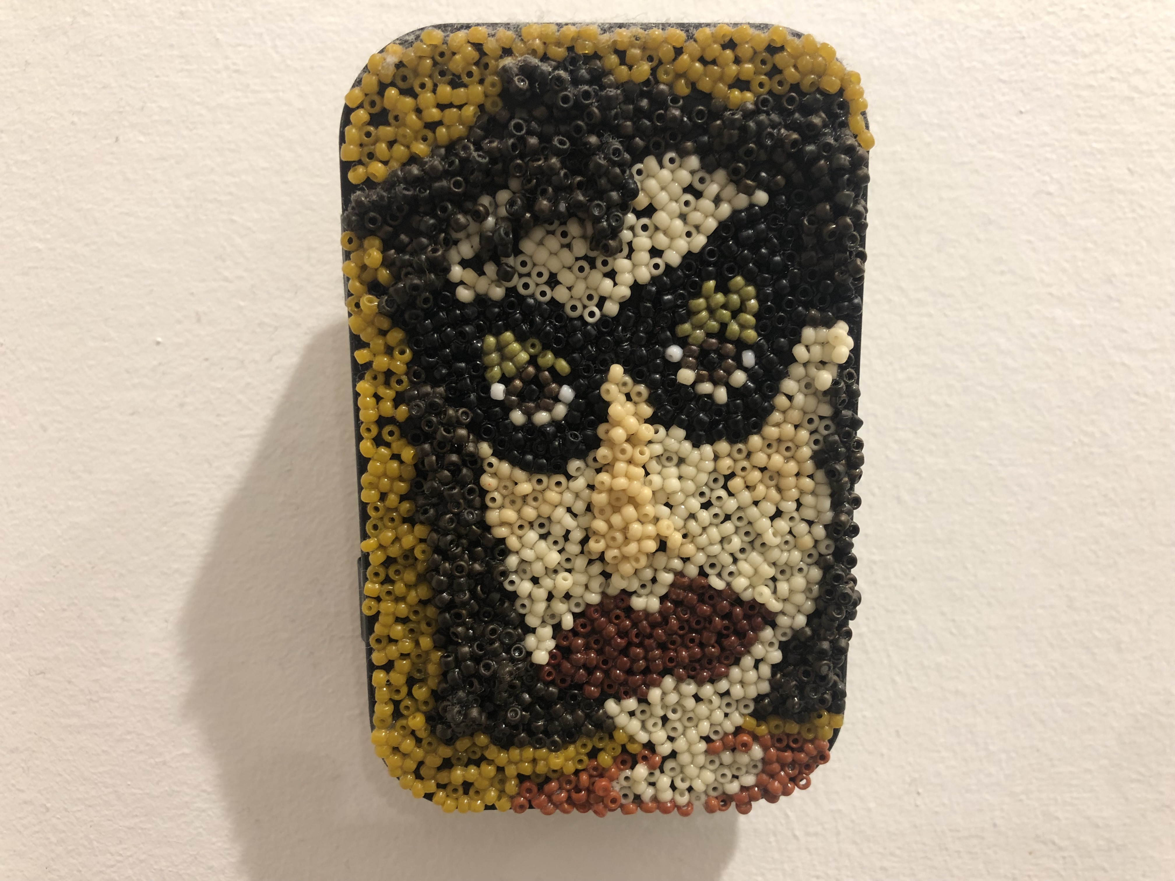 Bead Portrait on Altoid Tin No. 1