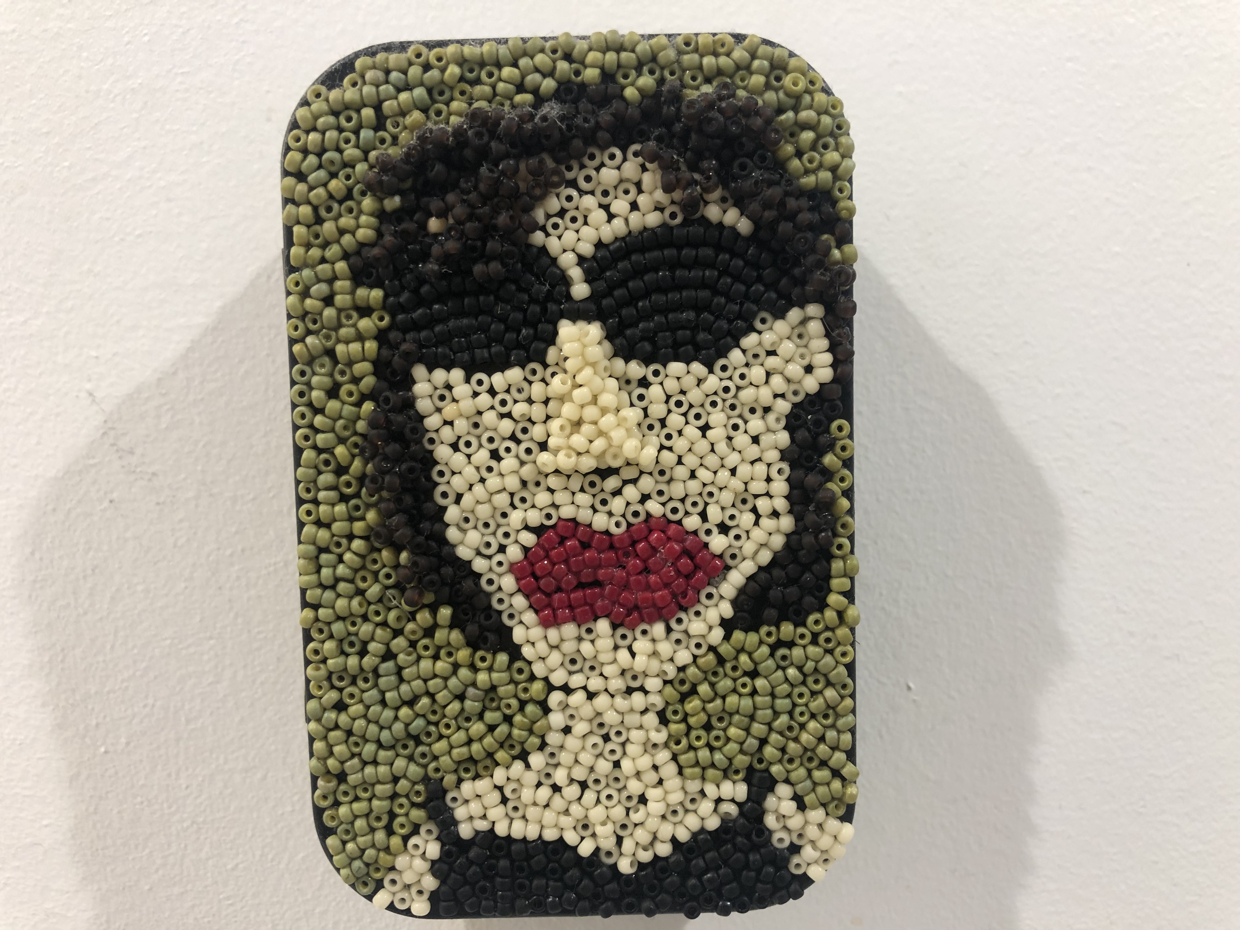 Bead Portrait on Altoid Tin No. 3